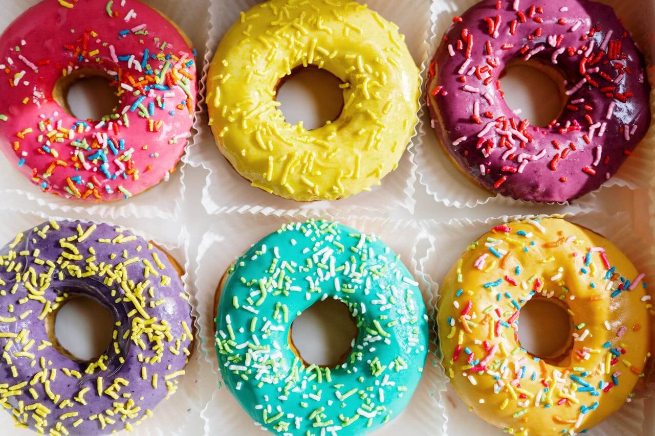 Obmedziť cukor, donutky